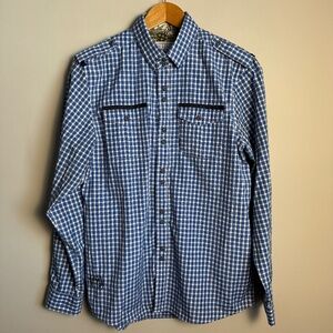 Designs Inspired By The‎ Art Of John Lennon Mini Check Men's Button Up Shirt M